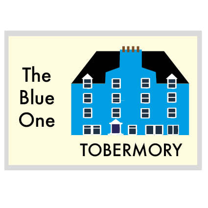 Tobermory Iconic Prints - The Blue One - A4